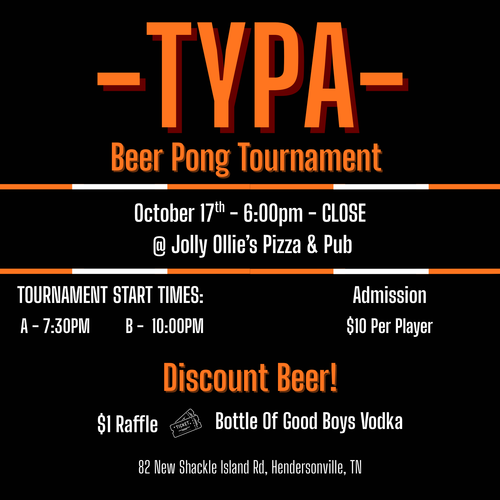 Beer Pong Tournament Ticket
